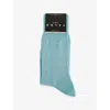 Falke Mens Key Largo Mid-calf Cotton-blend Knitted Socks
