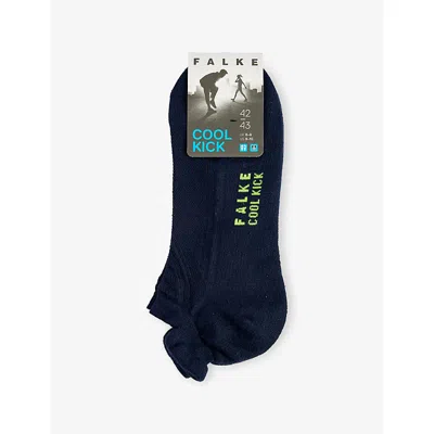 Falke Mens Cool Kick Woven Socks Marine In Blue