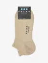 Falke Mens Sand Cool 24/7 Cotton-blend Socks In Brown