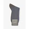 Falke Mens Schiefer Shadow Cotton-blend Crew Socks In Multi