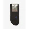 Falke Mens Smog Walkie Ergo Stretch Wool-blend Socks In Gray