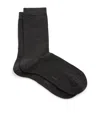 Falke Merino Wool-blend Supermerino Socks In Grey