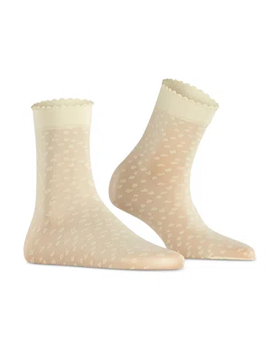 Falke Microbloom Socks In Off White