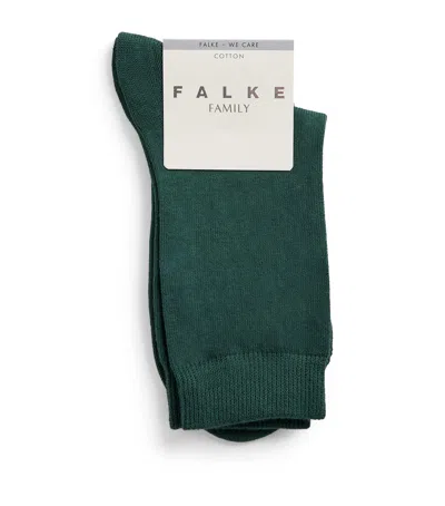 Falke Mid-calf Family Socks In Green