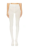 Falke Needlepoint Tight In 米白