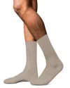 Falke No. 13 Piuma Cotton & Nylon Dress Socks In Gray