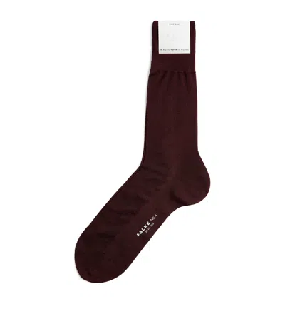Falke No. 4 Socks In Burgundy