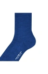 Falke No. 6 Merino Wool Blend Dress Socks In Royal Blue