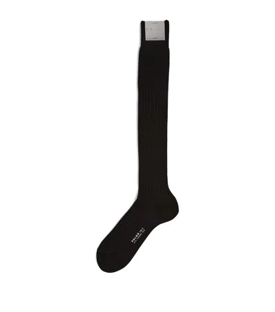 Falke No.2 Cashmere Long Socks In Black