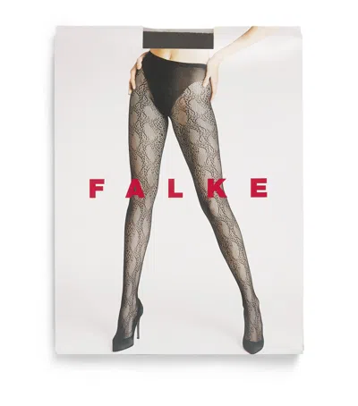 Falke Paisley Gilda Tights In Black