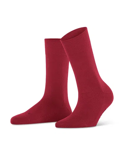 Falke Perfect Fit Socks In Scarlet