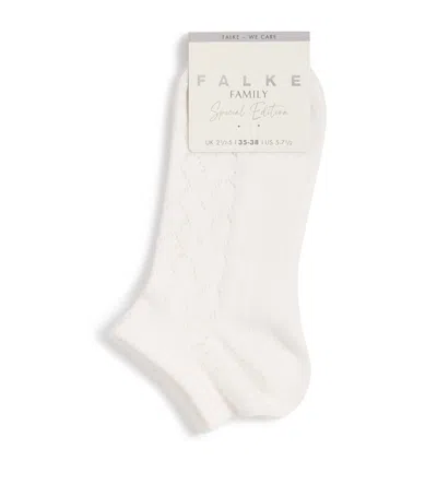 Falke Pointelle Family Sneaker Socks In White