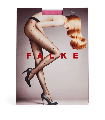 Falke Polka-dot Socks In Pink