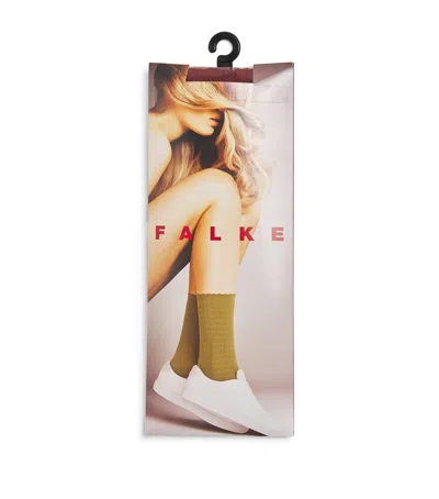Falke Posh Pulse Socks In Burgundy