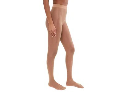 Falke Pure Matt 20 Denier Tights Hose Powder: Xl 48-50 (5'6-6'0/165-225 Lbs/45-54 Hip) One Size In Neutral