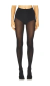 Falke Pure Matt 50 Semi Opaque Tights In Black