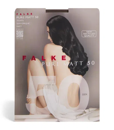 Falke Pure Matt 50 Tights In Brown