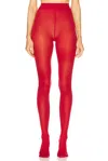 Falke Pure Matte 50 Semisheer Tights In Scarlet