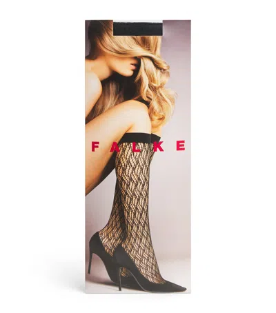 Falke Pure Shore Knee-high Socks In Black
