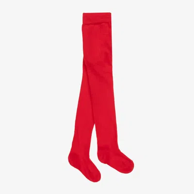 Falke Red Cotton Tights