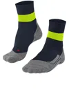 Falke Ru Compression Stabilizing Running Socks In Blue