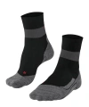 Falke Ru Compression Stabilizing Running Socks In Black