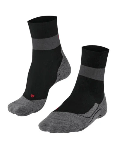 Falke Ru Compression Stabilizing Running Socks In Black