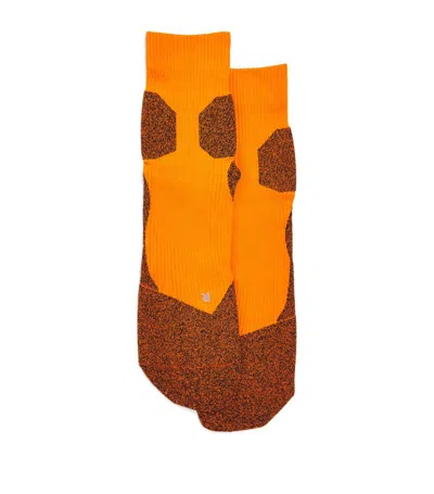 Falke Ru Trail Running Socks In Orange