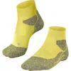 Falke Ru Trail Stabilizing Running Socks In Yellow