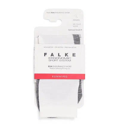 Falke Ru4 Endurance Running Short Socks In White