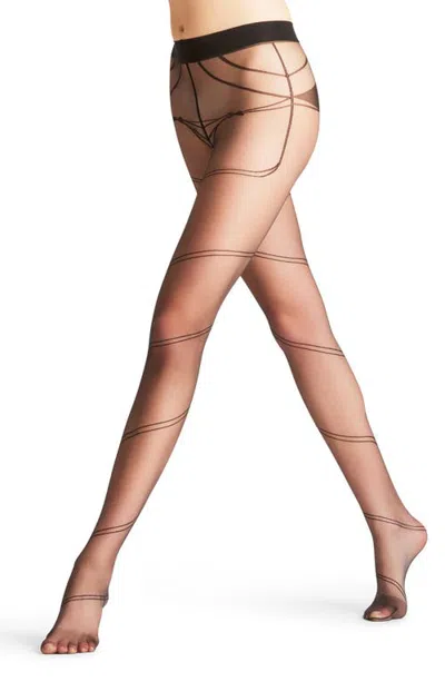 Falke Ruby Sheer Tights In Black