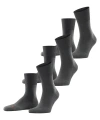 Falke Run Cotton Socks In Gray