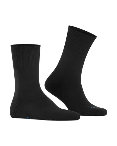 Falke Men's Run Plush-sole Socks In Black
