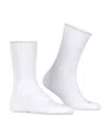 Falke Men's Run Plush-sole Socks In White