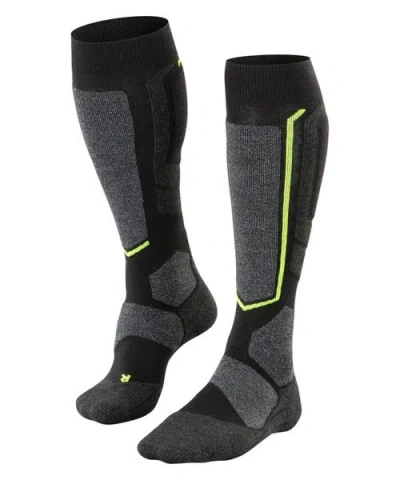 Falke Sb2 Intermediate Snowboarding Socks In Black