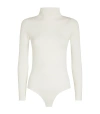 Falke Seamless High-neck Bodysuit In Ivory