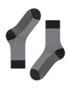 Falke Sensitive Herringbone Socks In Black