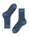 Falke Sens. Herringbone Socks In Dusty Blue