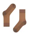 Falke Sens. Herringbone Socks In Hazel