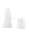 Falke Sensitive London Cotton Blend Low Rise Socks In White
