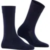Falke Sensitive London Cotton Blend Socks In Dark Navy