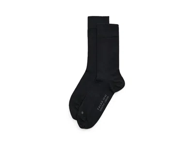 Falke Sensitive London Crew Cut Women's Crew Cut Socks Shoes Black: Eu 35-38 (us Women's 5-7.5)