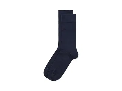 Falke Sensitive London Crew Cut Women's Crew Cut Socks Shoes Dark Navy: Eu 35-38 (us Women's 5-7.5) In Blue