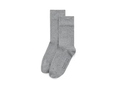 Falke Sensitive London Crew Cut Women's Crew Cut Socks Shoes Light Grey Melange: Eu 39-42 (us Women's 8-10 In Gray