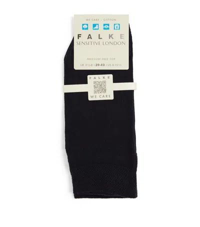 Falke Sensitive London Knee-high Socks In Navy