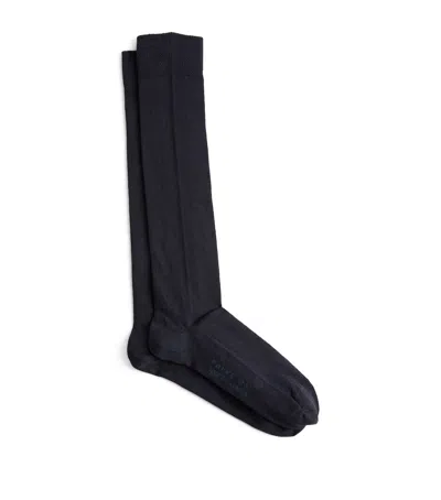 Falke Sensitive London Knee-high Socks In Navy