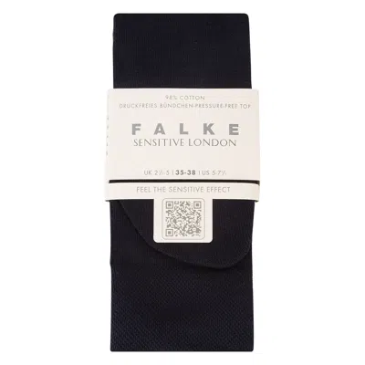 Falke Sensitive London Stretch Cotton Socks In Black