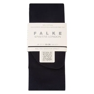 Falke Sensitive London Stretch Cotton Socks In Navy