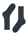 Falke Sensitive New York Crew Socks In Navy Melange