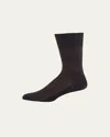 Falke Shadow-stripe Knit Socks In Oxford
